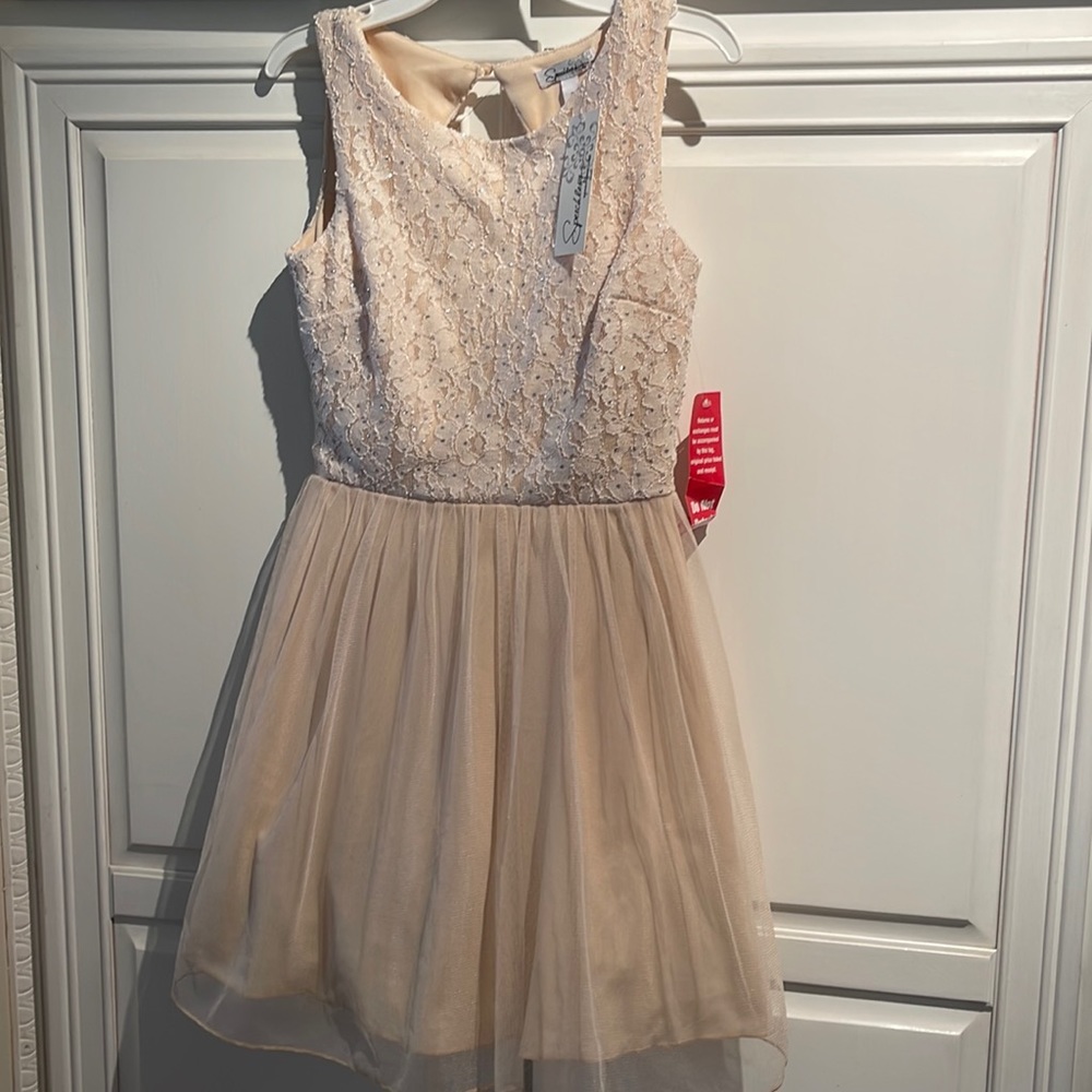 speechless tan dress size 3